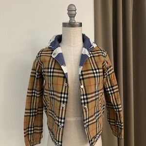 Burberry Kids Reversible Hooded Jacket (5–8Y)